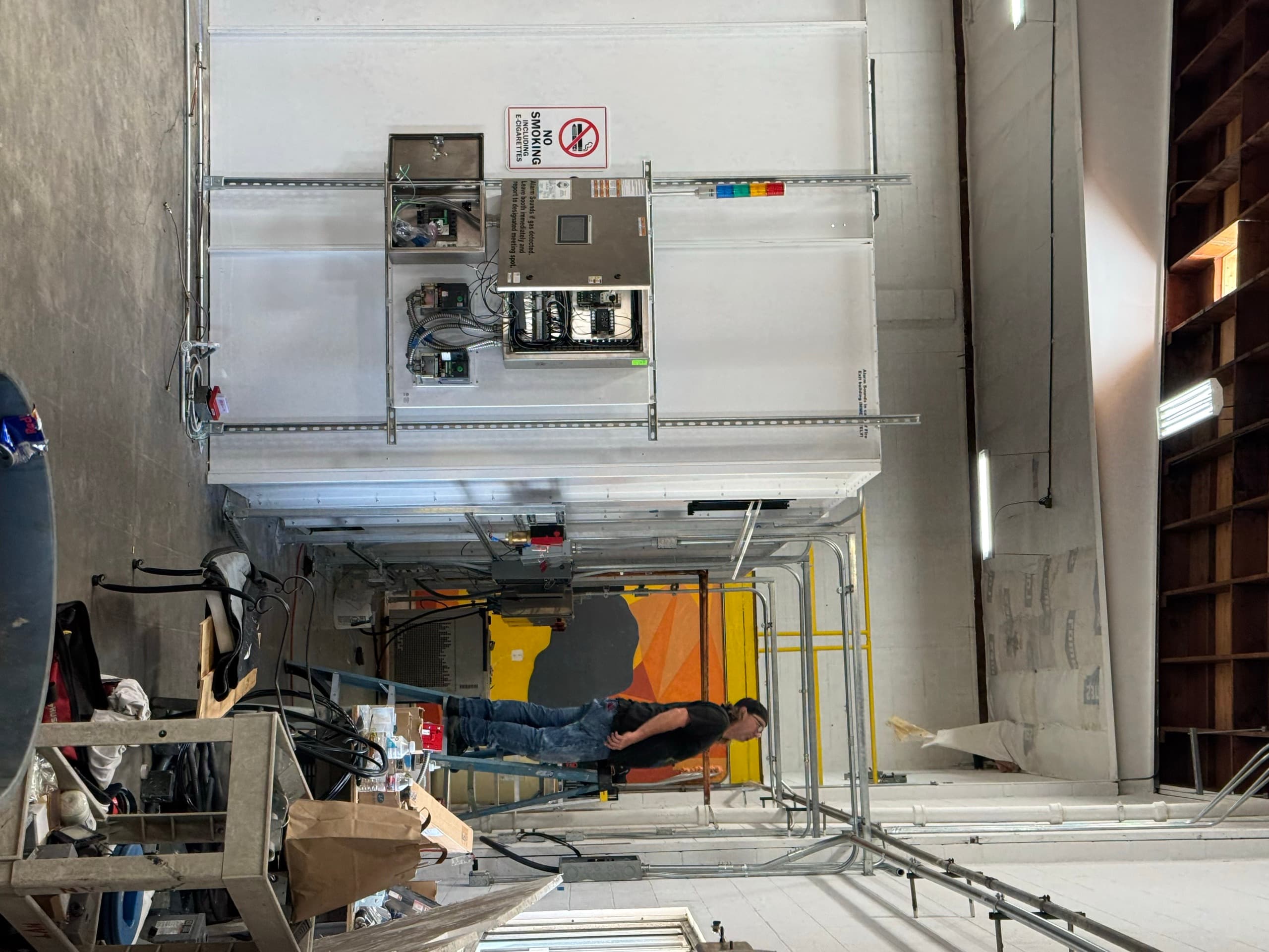 Cleanroom enclosure and electrical build-out