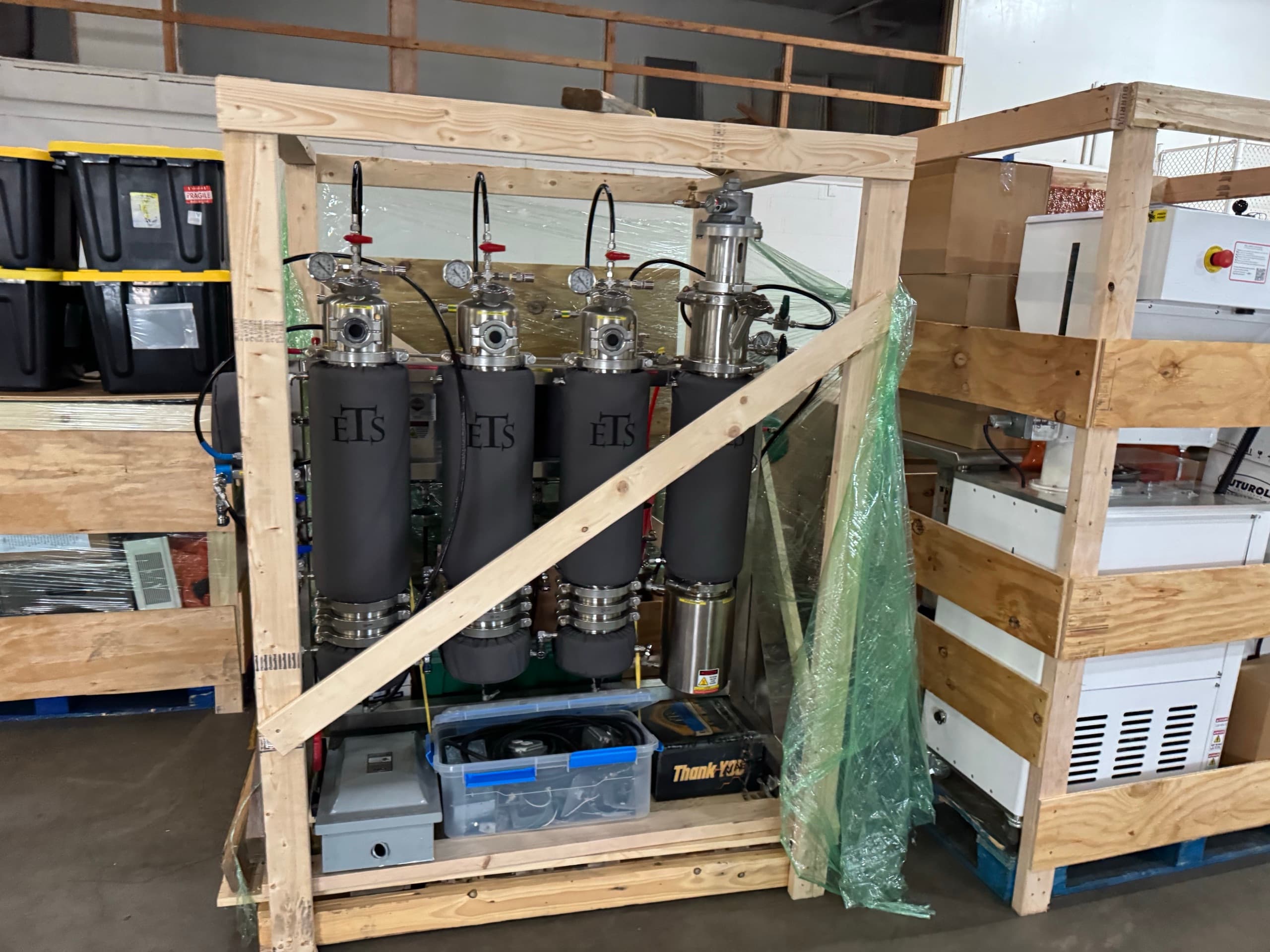 ETS extraction & filtration skid — Porto Verde, Long Beach