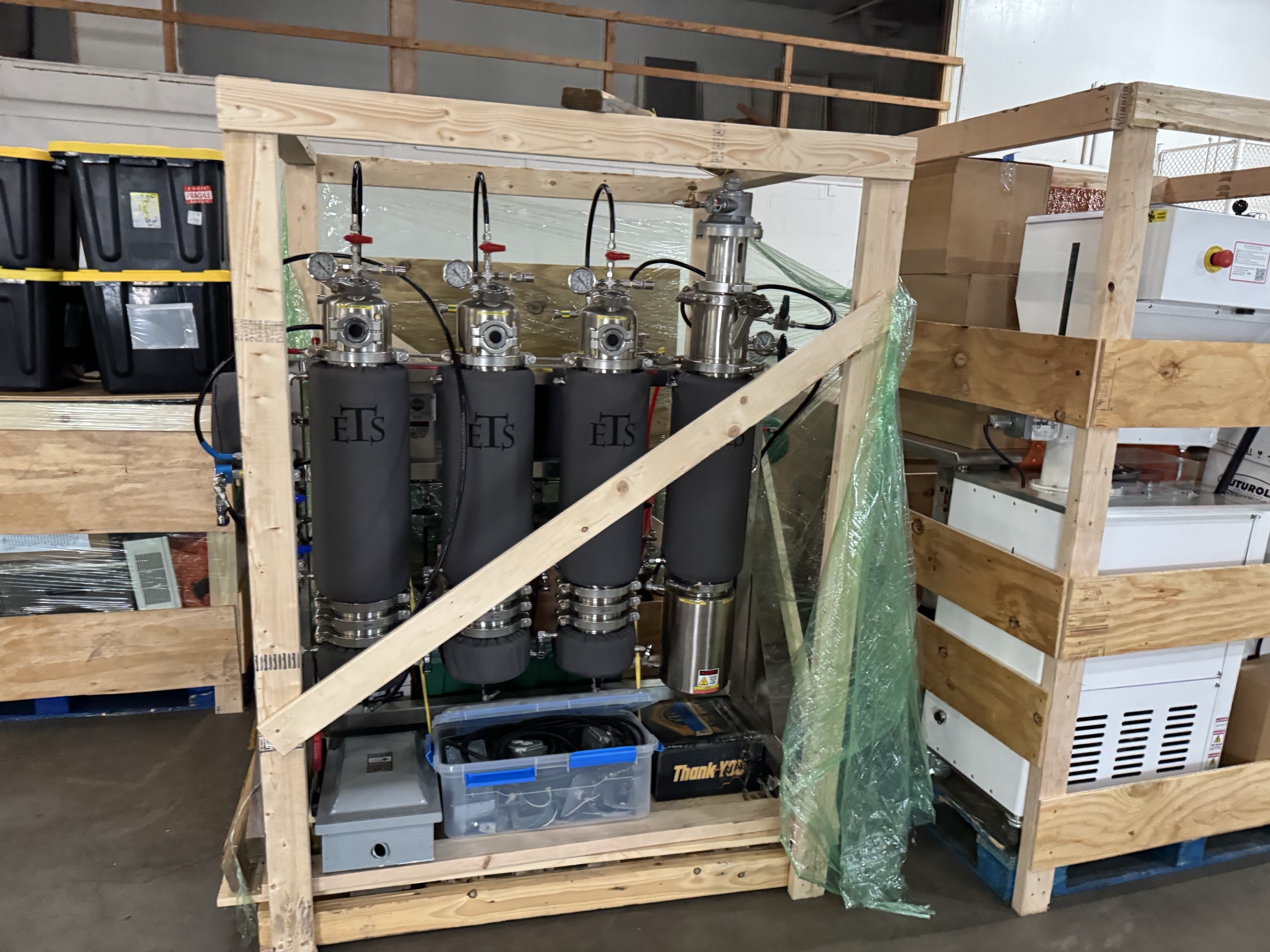 ETS extraction & filtration skid